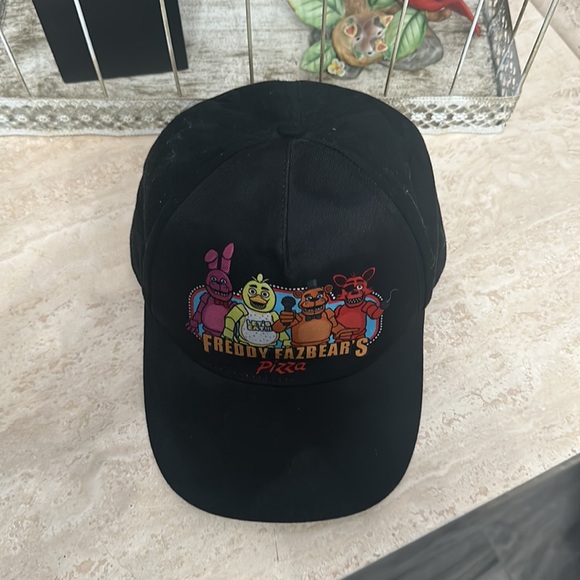 Five 5 Nights at Freddy’s black ball cap hat w adjustable strap Freddy Fazbears - Picture 3 of 6